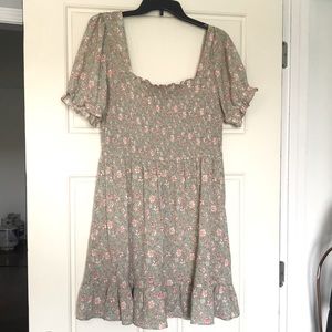 Charmed Heart Ruched Floral Dress Size XXL